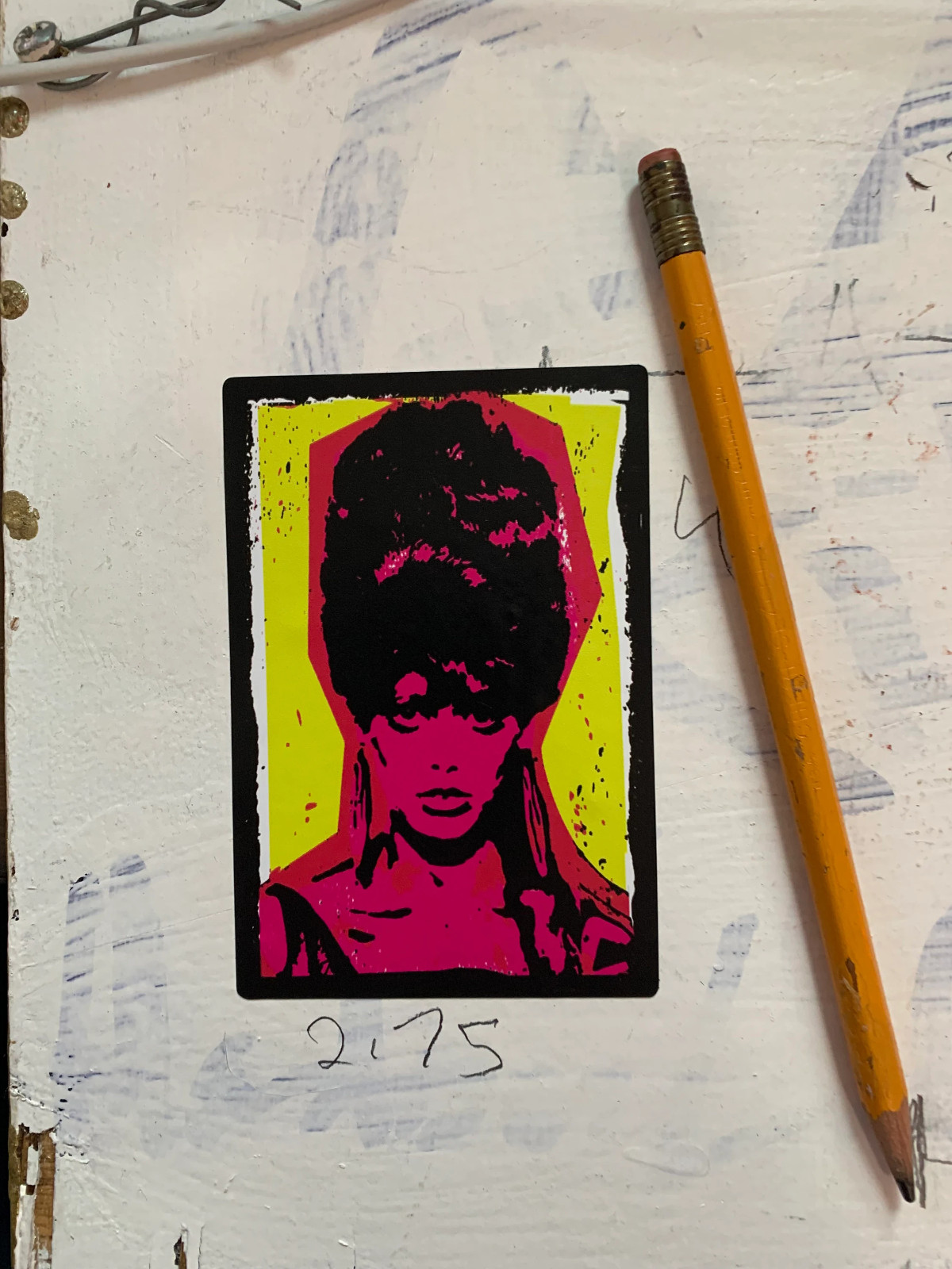 B52’s sticker /Cindy wilson / new wave/ Punk Girl / lowbrow / 4inX2.75in #H