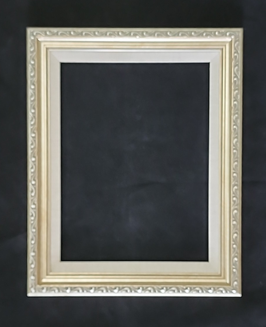 Ornate Silver Frame w/Linen Liner~ for Canvas~Oil Painting~Portrait~Ass’t Sizes