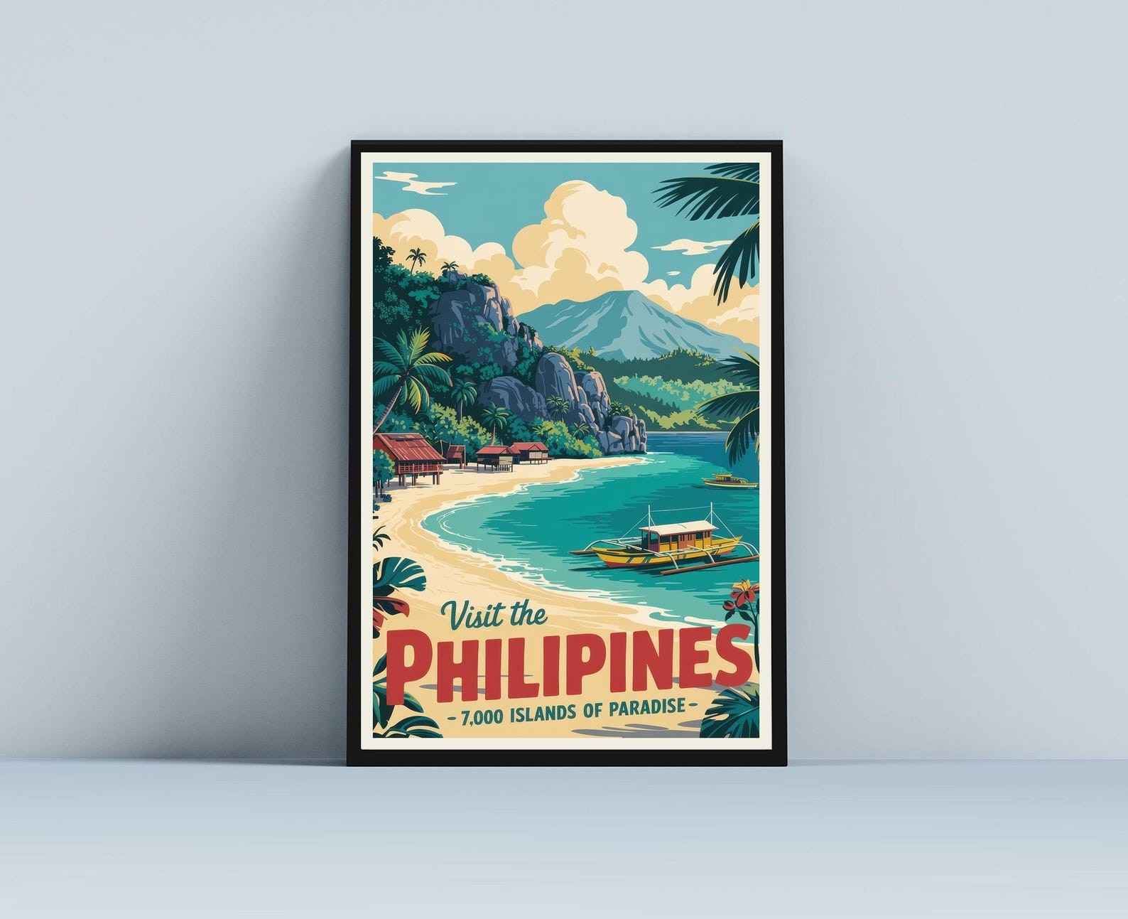 Philippines Travel Print – Asia, Philippines Poster, Travel Wall Art