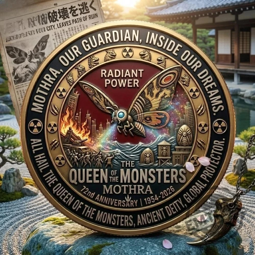 Monster Inspired Fantasy Coin Collectible Creature Souvenir