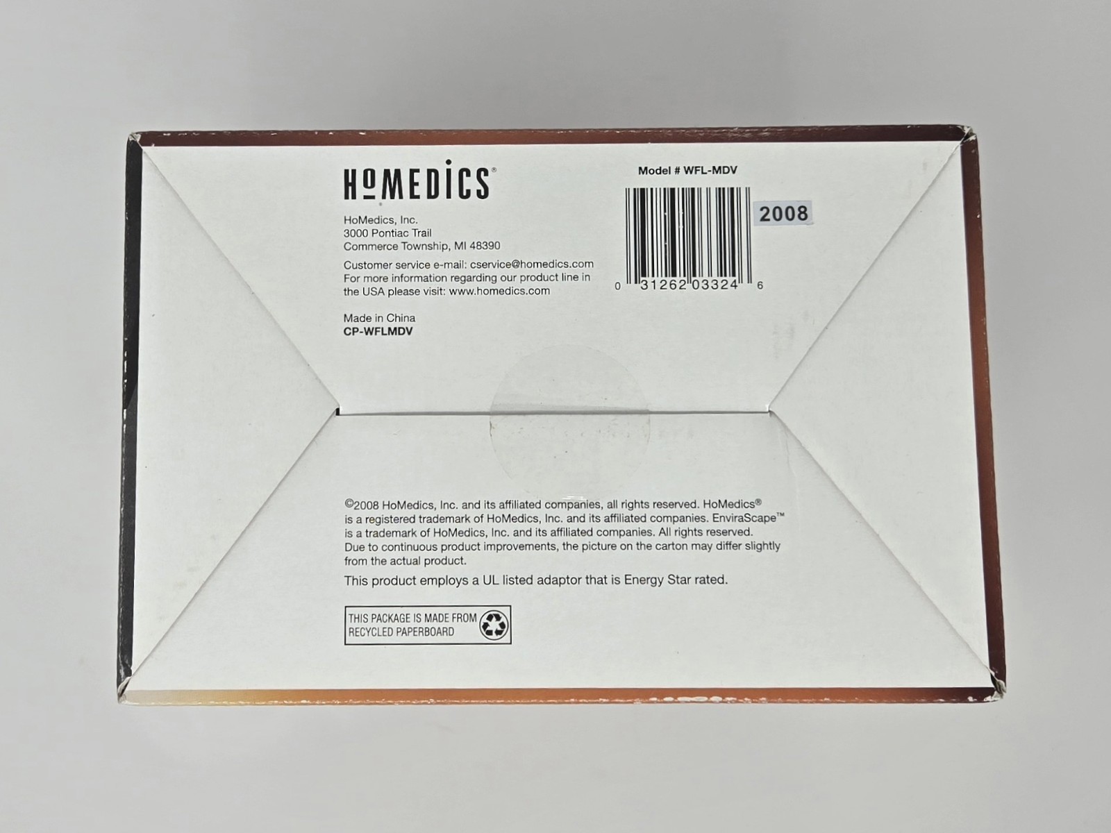 HoMedics Envirascape Midnight Valley Illuminated LED Tabletop Fountain Resin