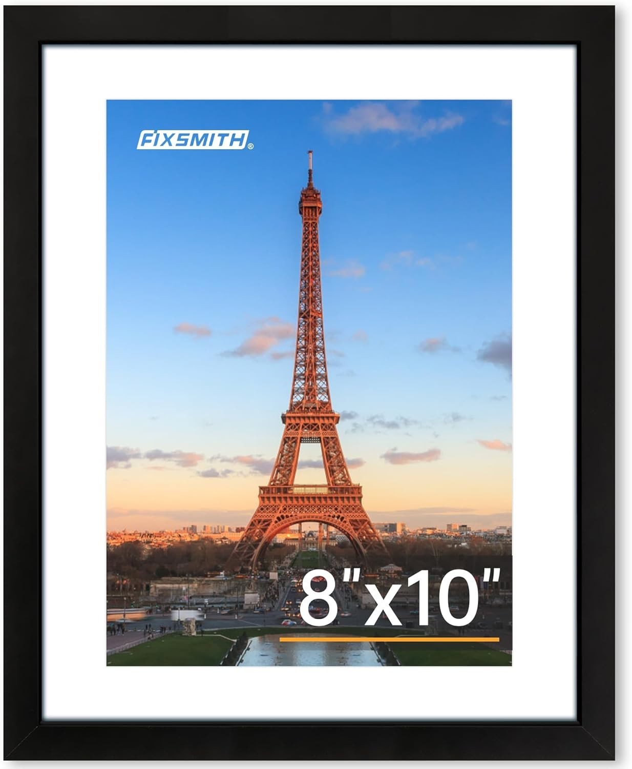 8×10 Picture Frame 1 Pack, Photo Frame with HD Plexiglass, Display Pictures