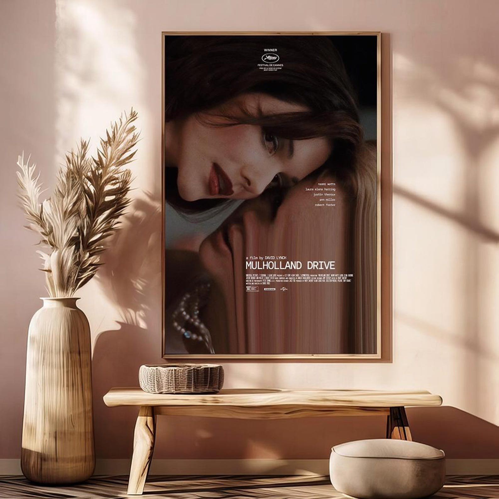 Mulholland Drive Movie Poster Print – David Lynch Neo-Noir Film Wall Art