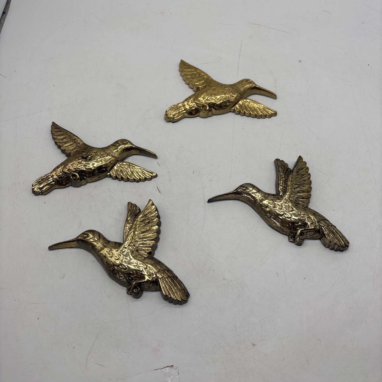 Homco Hummingbirds Lot 4 Wall Art Home Decor Retro Vintage Cottagecore Garden