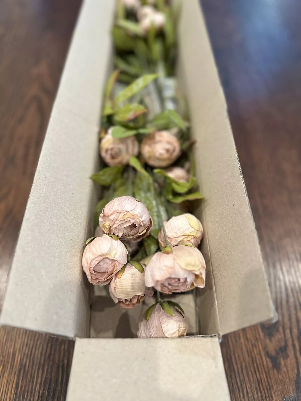 Michael’s Ashland Tan Peony Stems Set of 8 New