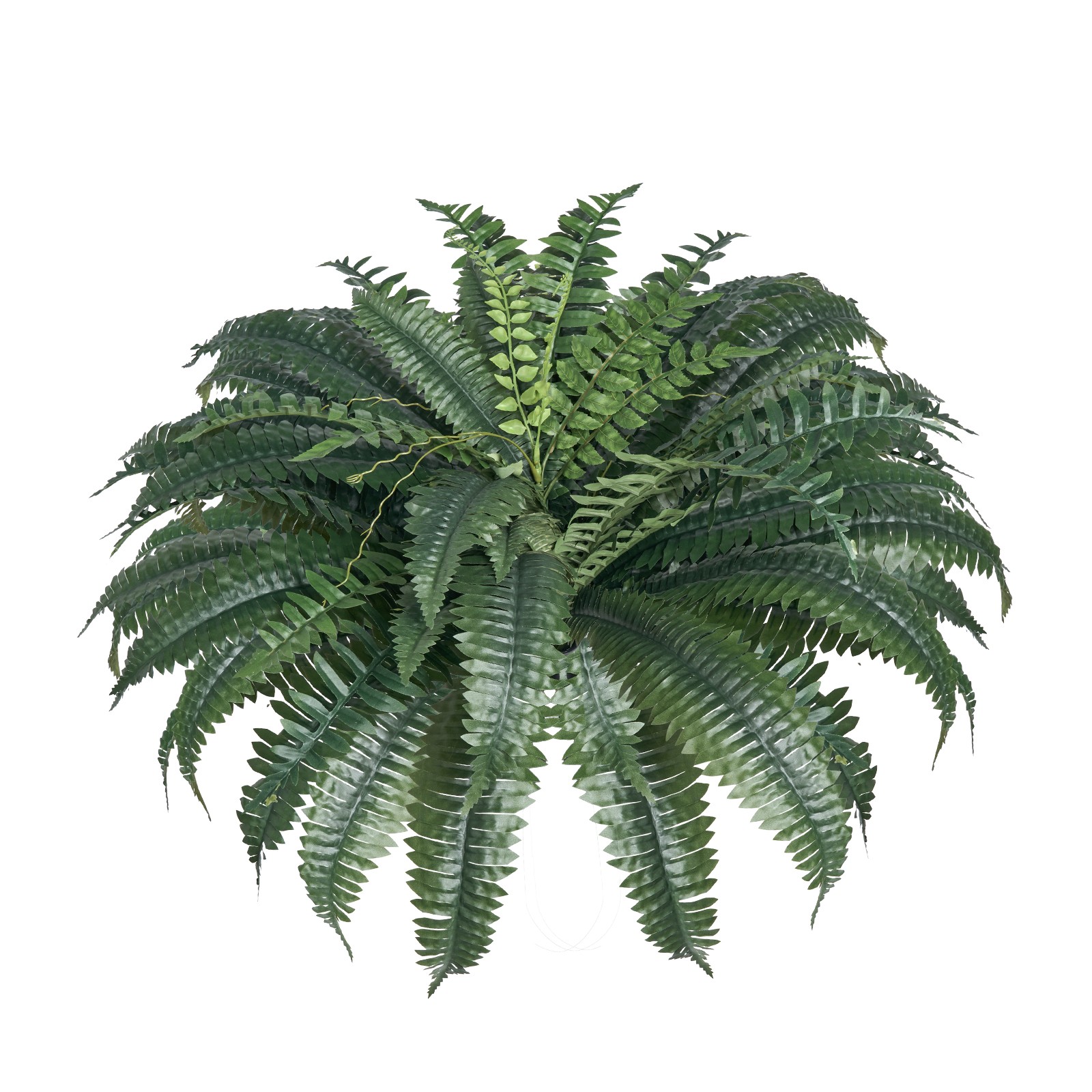 Uimoso Pack of 2 48″ Artificial Boston Fern Plant Bush Plant Home Decor