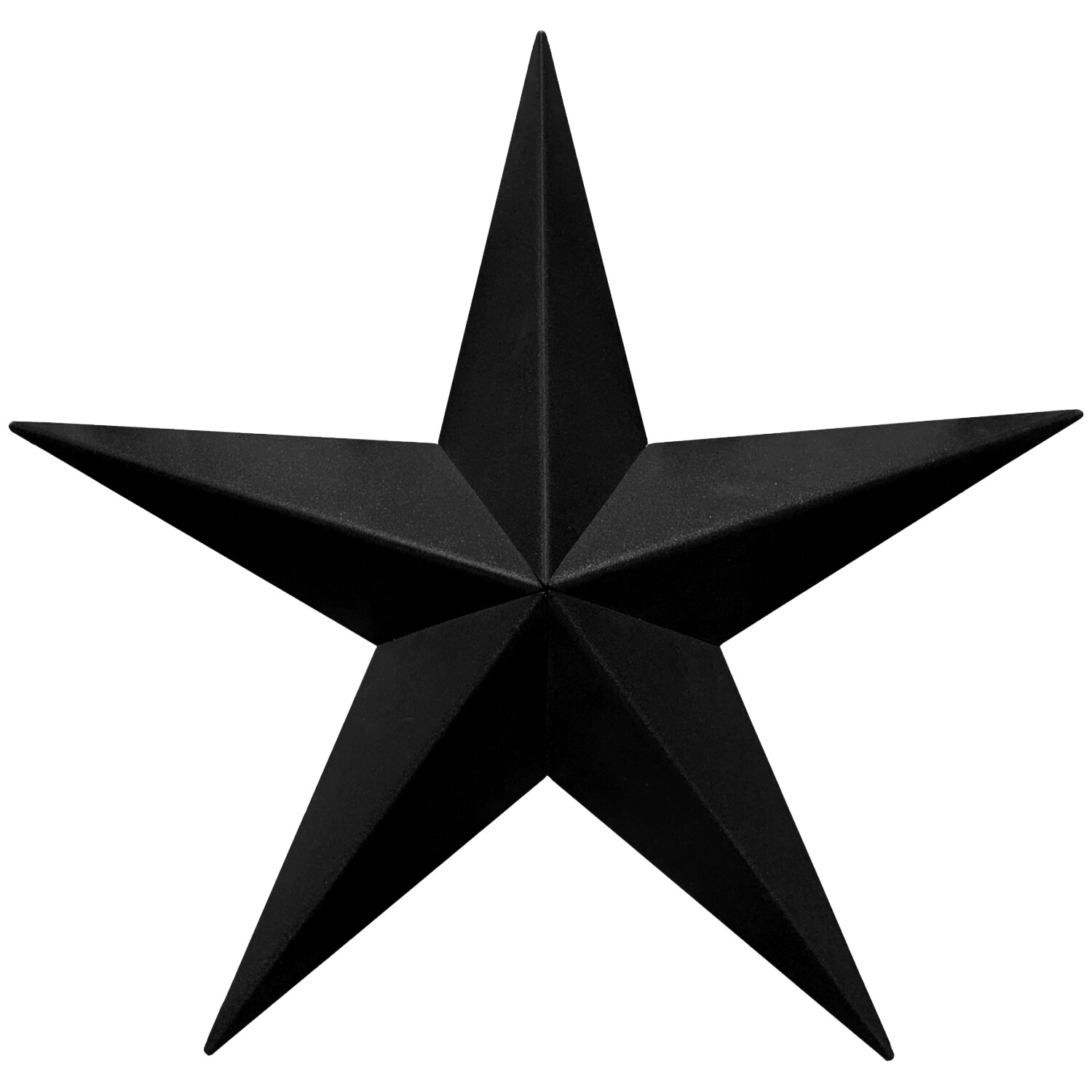 Black Rustic Dimensional Barn Star – 22″ Country Farmhouse Home Decoration