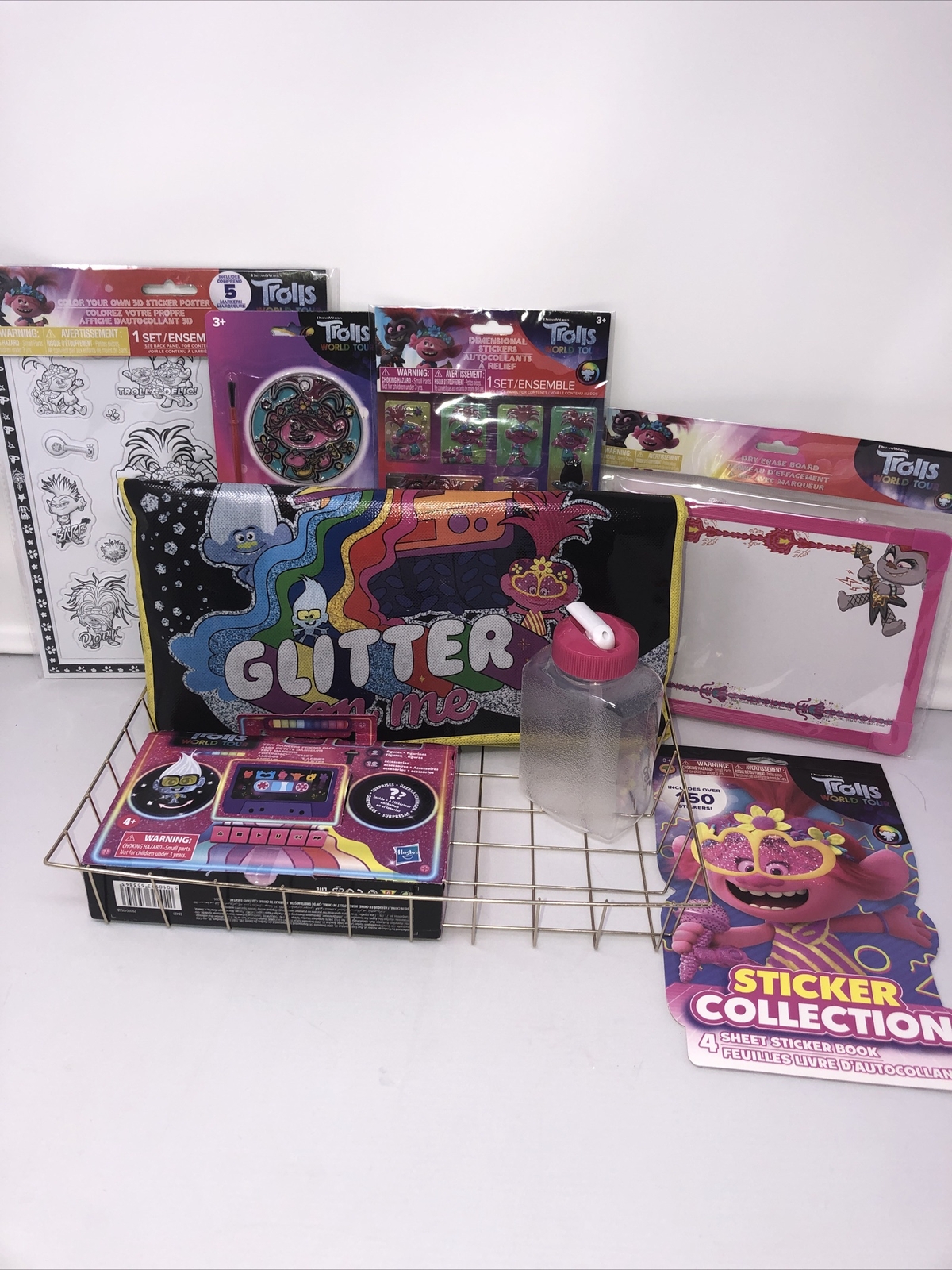 Varies TROLLS WORLD TOUR Activity Birthday Christmas Gifts Idea’s Set (6 Items)