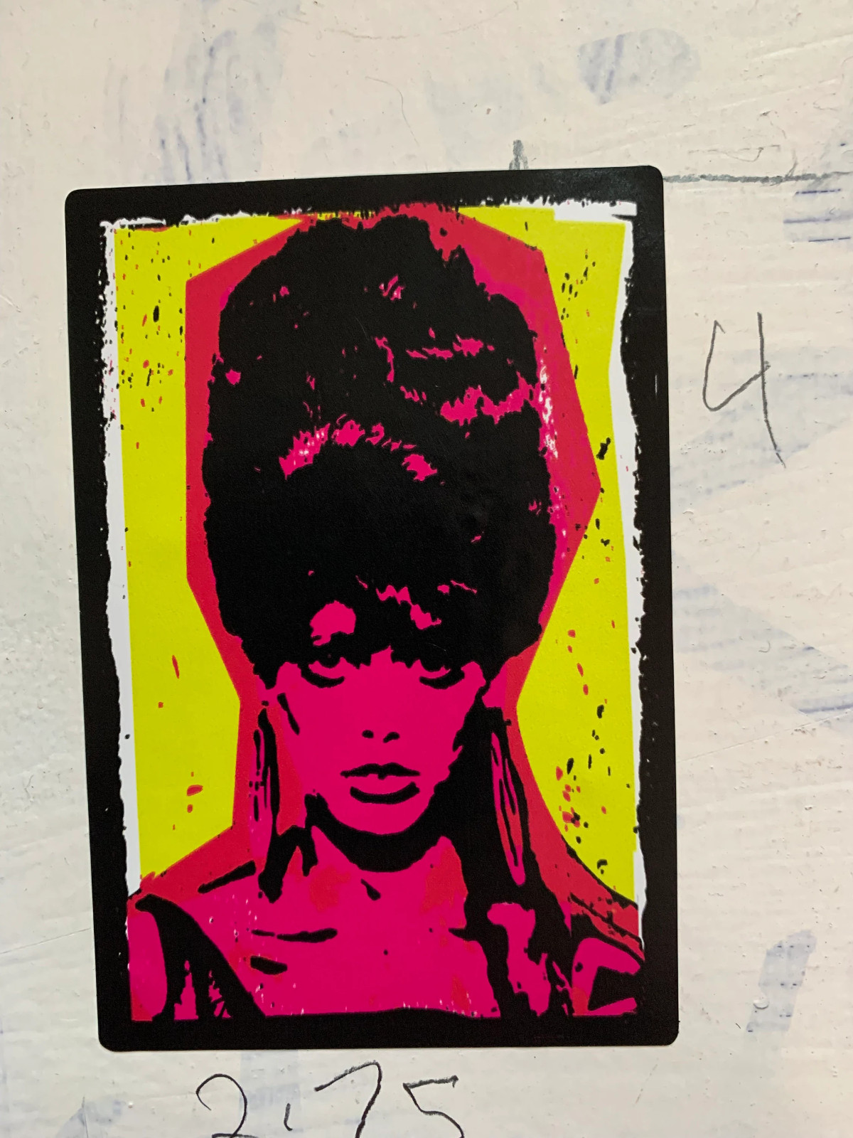 B52’s sticker /Cindy wilson / new wave/ Punk Girl / lowbrow / 4inX2.75in #H