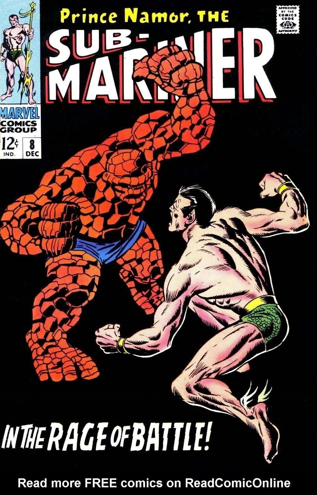 PRINCE NAMOR THE SUB-MARINER #8 COMIC BOOK COVER Poster print 11″x17″