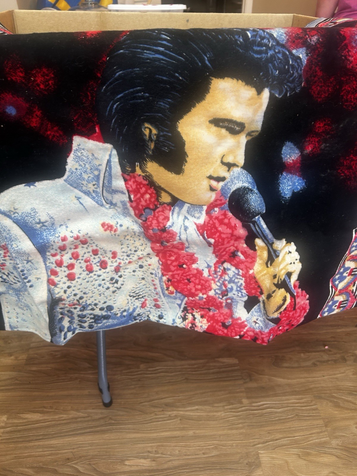 Horizontal Singer Wall Tapestry, Black Red White, TV Movies & Music Theme