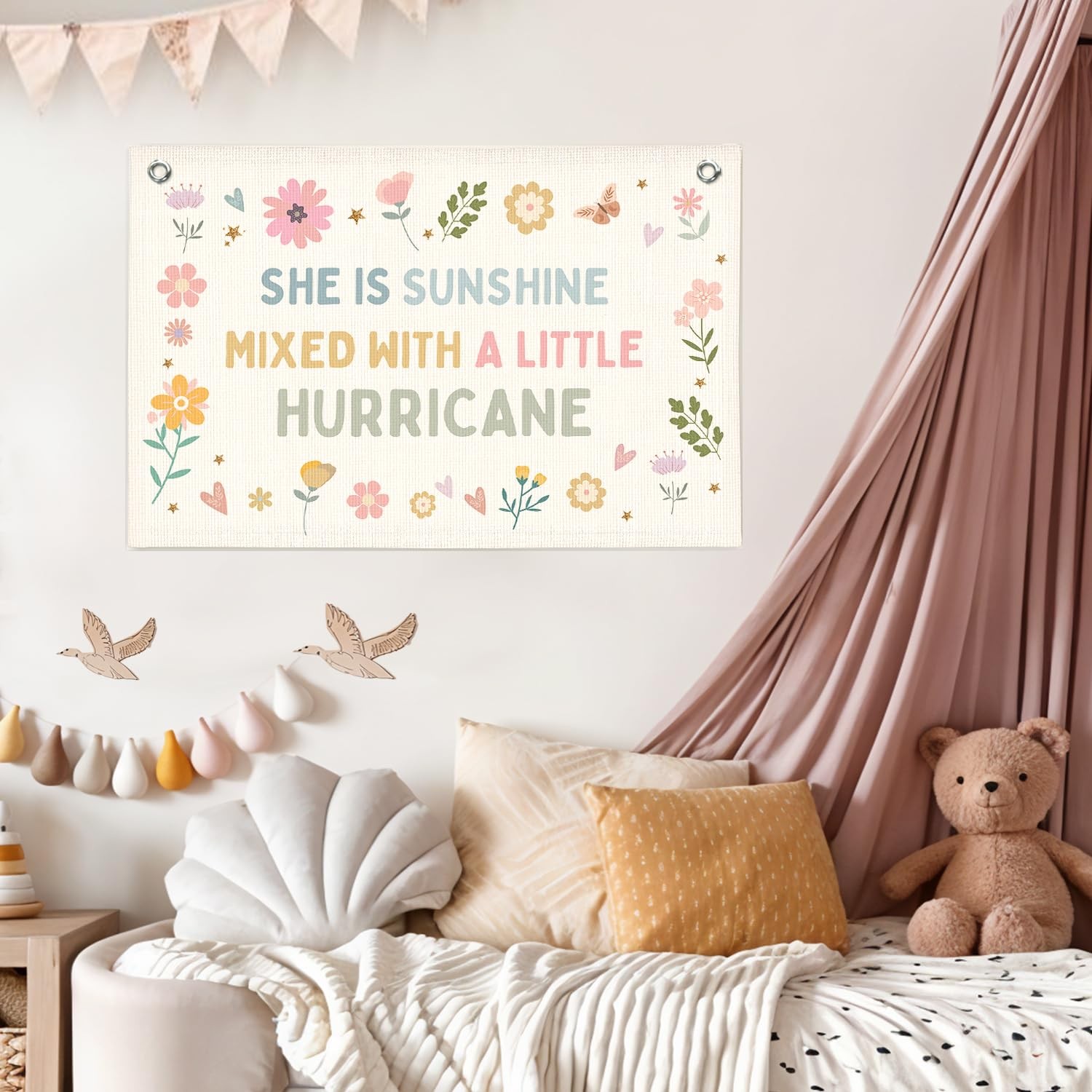 Little Girl Room Wall Decor,Nursery Decor ,Kids Wall Decor for Girls, She is …
