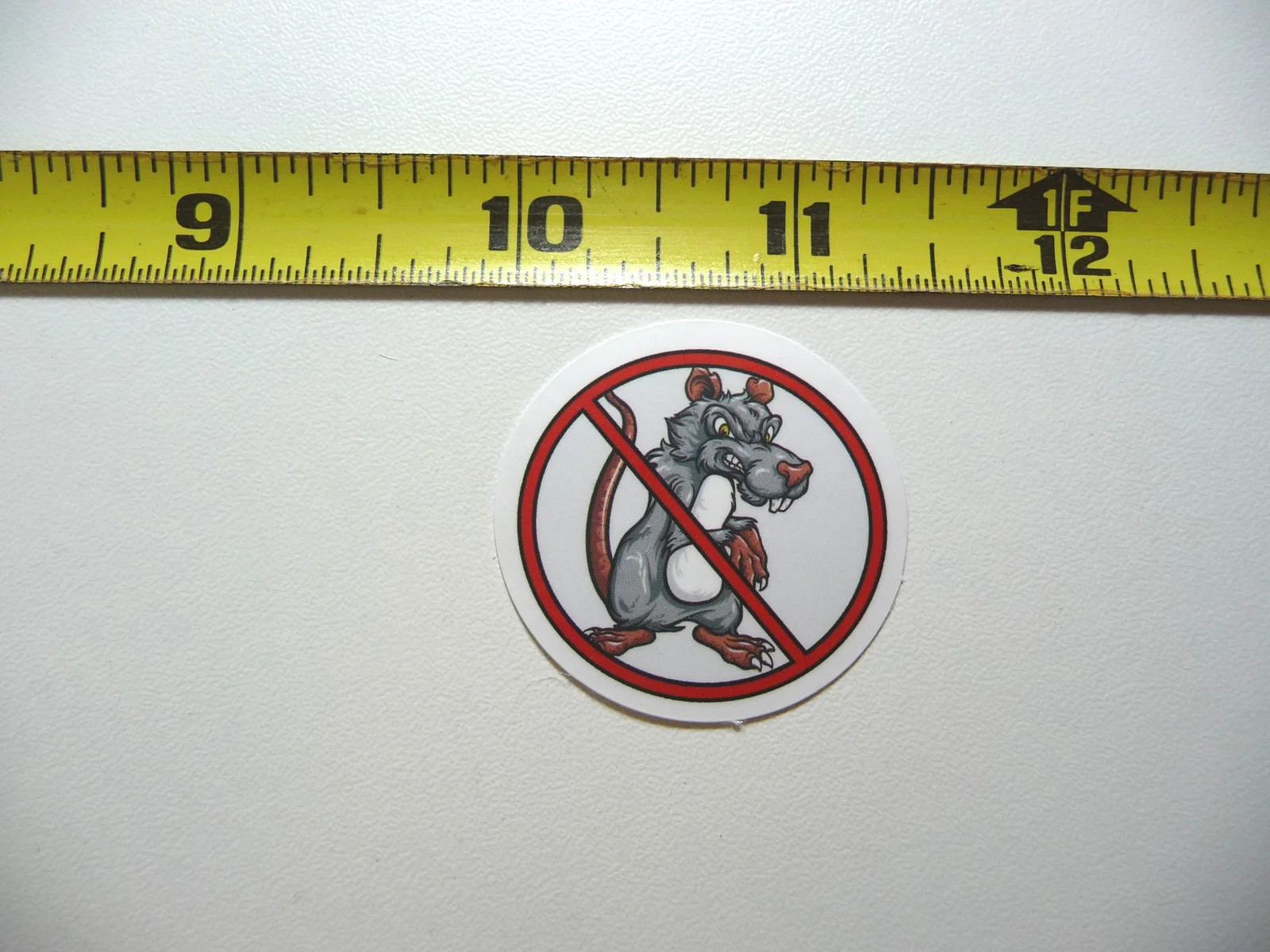 NO RATS #2 SMALL STICKER DECAL JOB OCCUPATION PROFESSION FUNNY