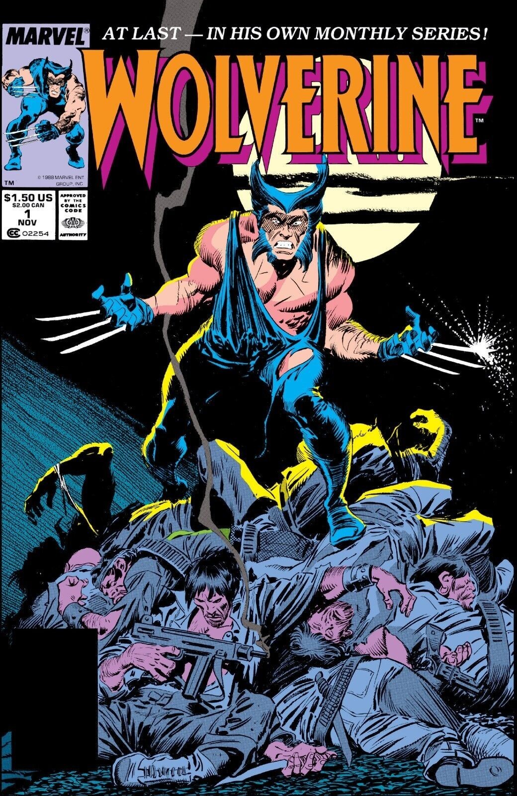 WOLVERINE #1 COMIC BOOK COVER Poster print 11″x17″ home decor