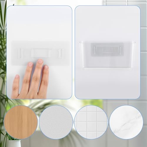 3 Pack Plastic Wall Folders, Acrylic Single Pocket Wall Mount File Holder