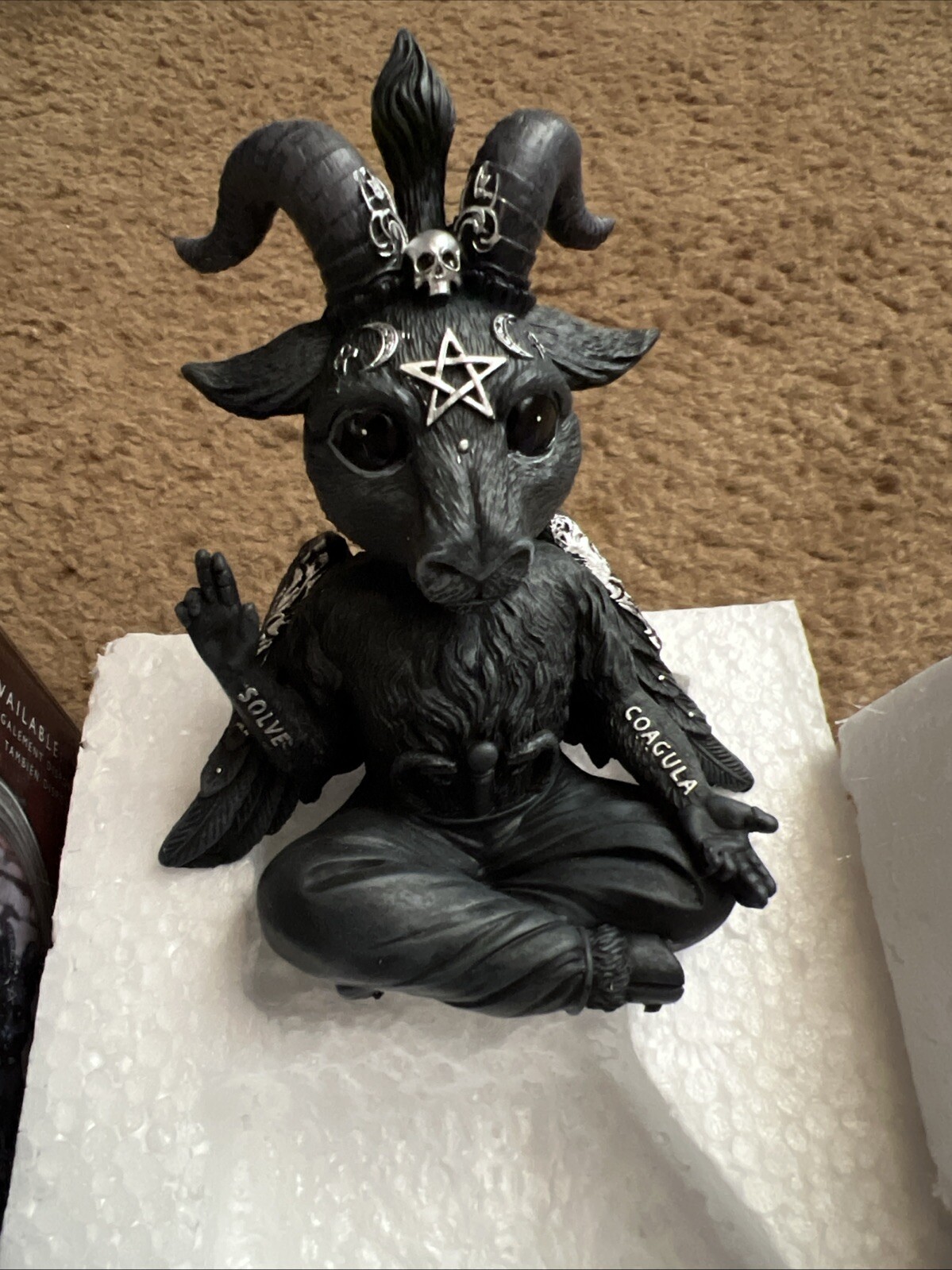 Resin Occult Gothic Witchcraft Witch Baphoboo Figurine 4″, Cult Cuties Nemesis