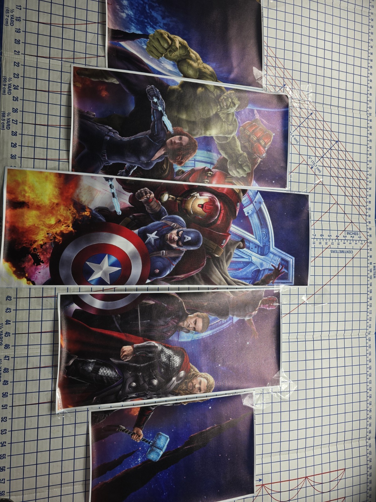 NEW Orsit Prints 5 Pieces Miracle Avenger Ultron Super Hero Canvas Painting