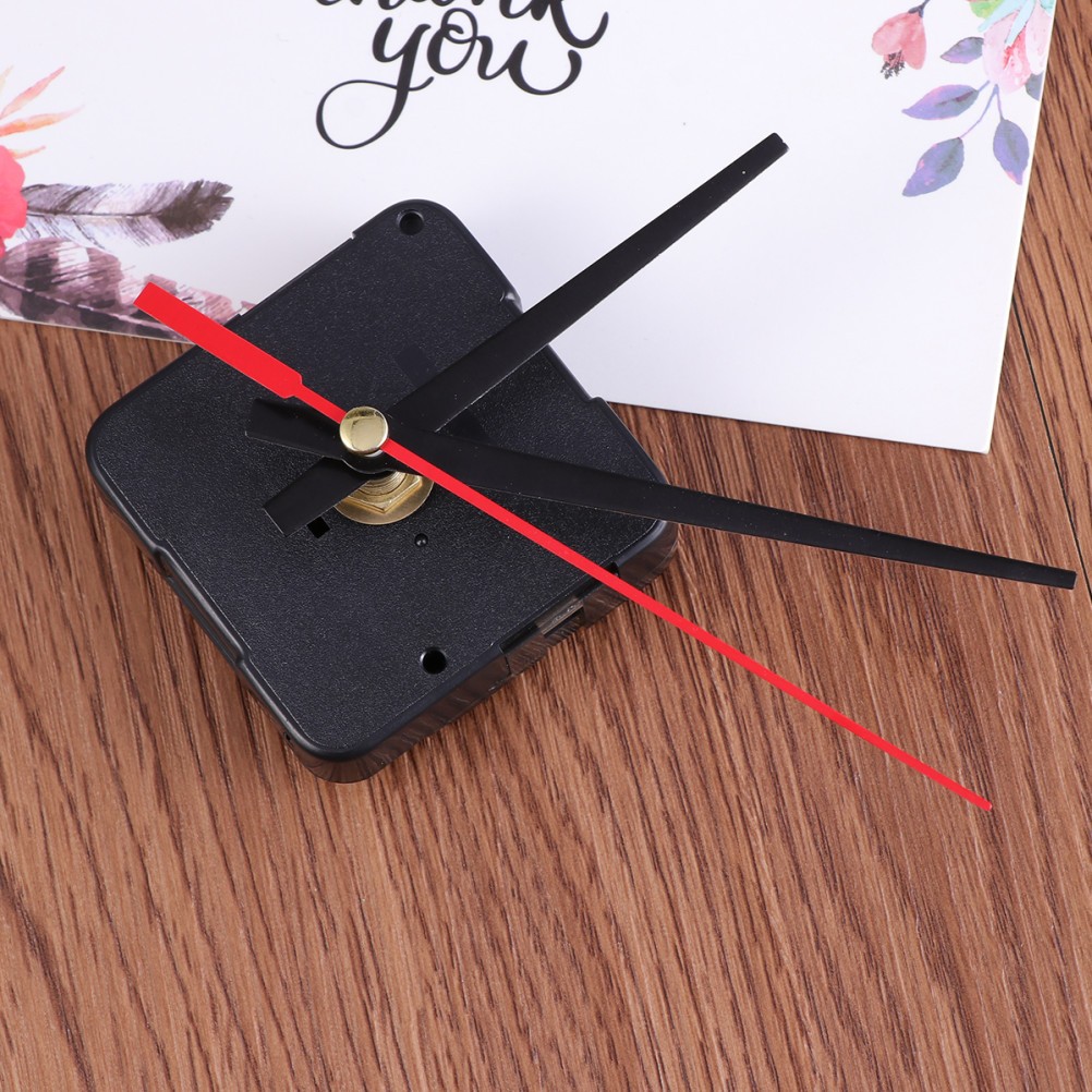 Assorted Color Quartz Wall Clock Movement Silent Sweep with Mounting for Repair