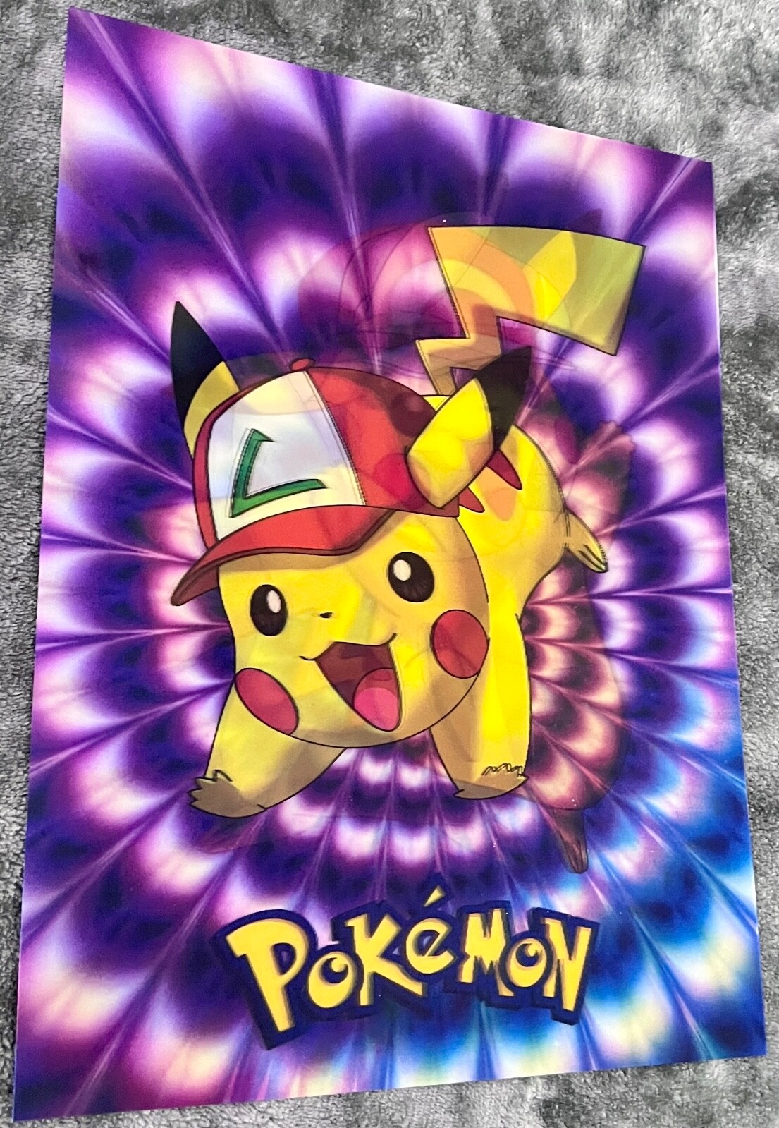 Pokémon-Pikachu-3D Poster 3D Lenticular Flip Effect,3 In One