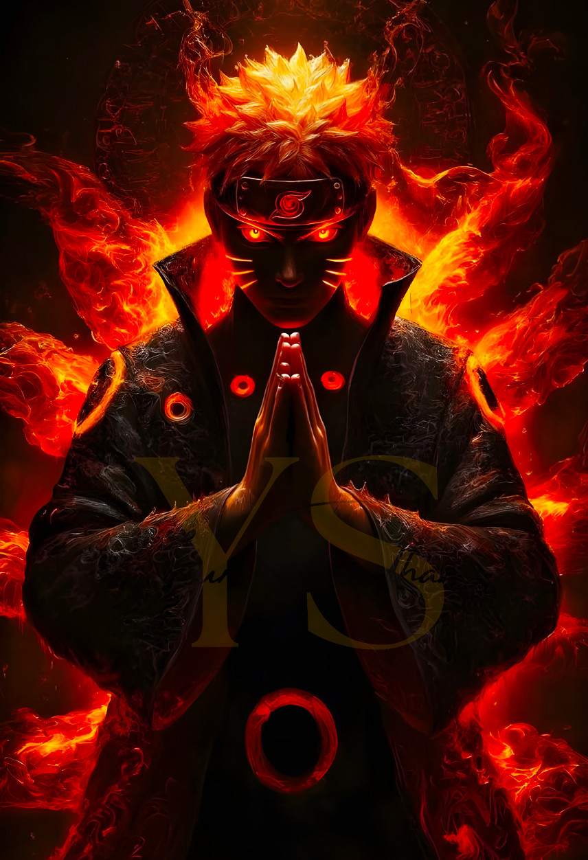 NARUTO Naruto Uzumaki poster print 11”x17” home decor glossy paper #3