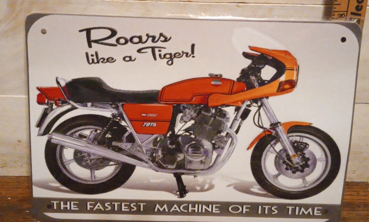 Motorcycle Metal Tin Sign Plaque Wall Decoration Vintage Art Posters bar 12″x8″