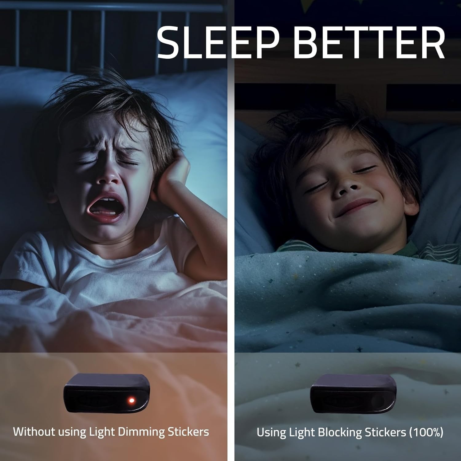 Effortless 100% Blocking Stickers – 2 Sheets for Instant Privacy Solutions