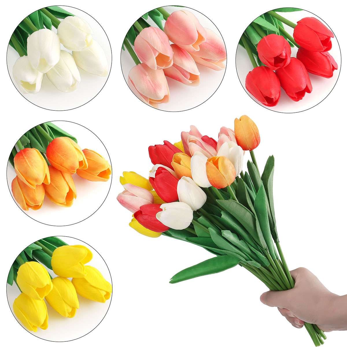 Lot Artificial Flowers Outdoor UV Resistant Boxwood Fake Plants Shrubs Decor