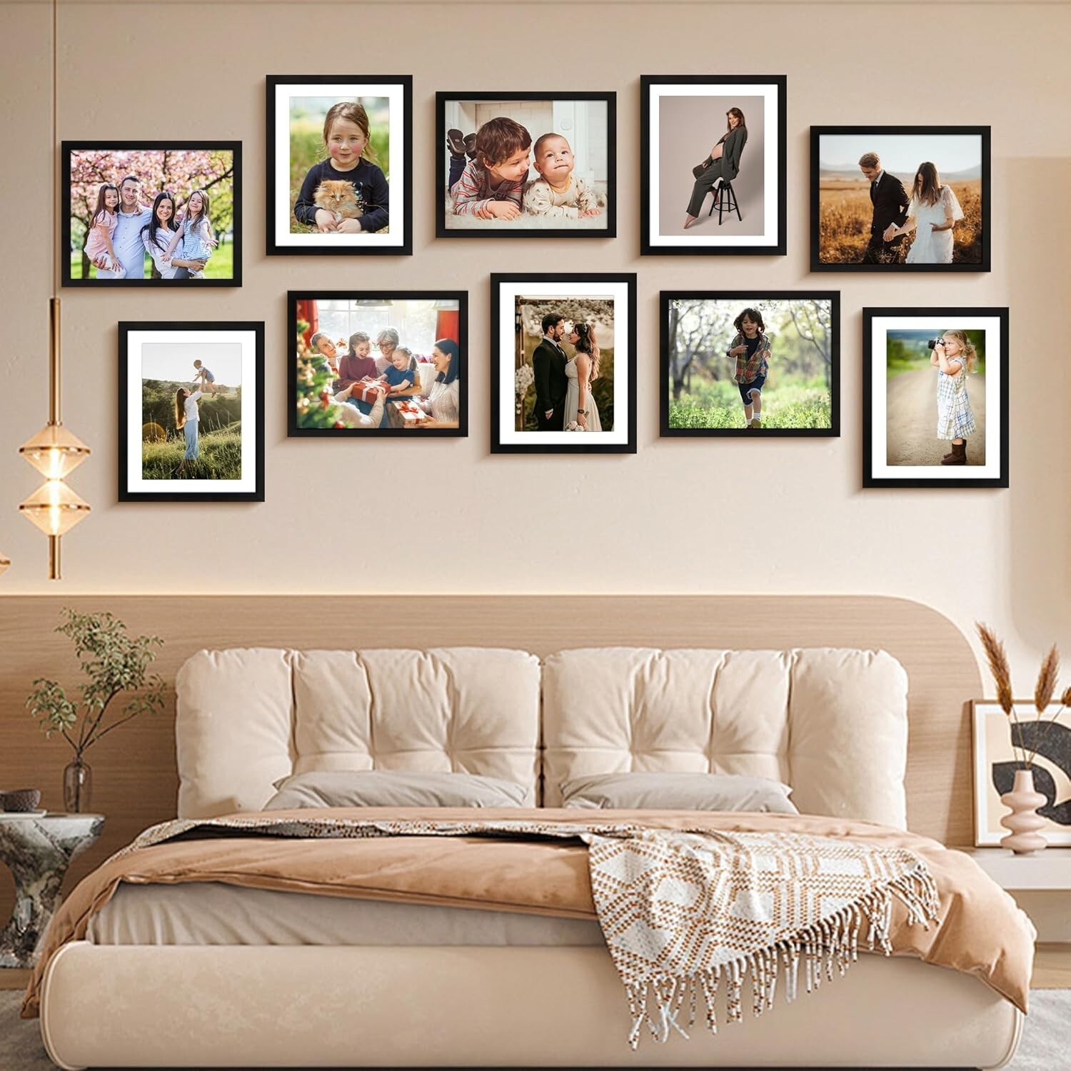 8×10 Picture Frame 1 Pack, Photo Frame W/ HD Plexiglass, Display Pictures, Black