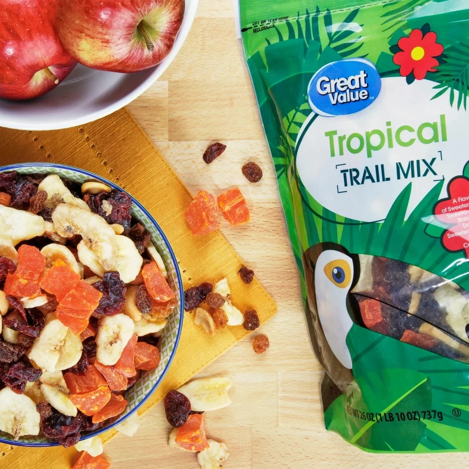 Great Value Tropical Trail Mix, 26 oz (Pack of 2) New