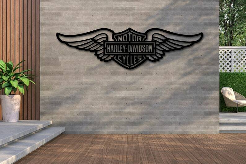 Harley Davidson Metal Sign, Harley Davidson Motorcycle, Harley Davidson Sign