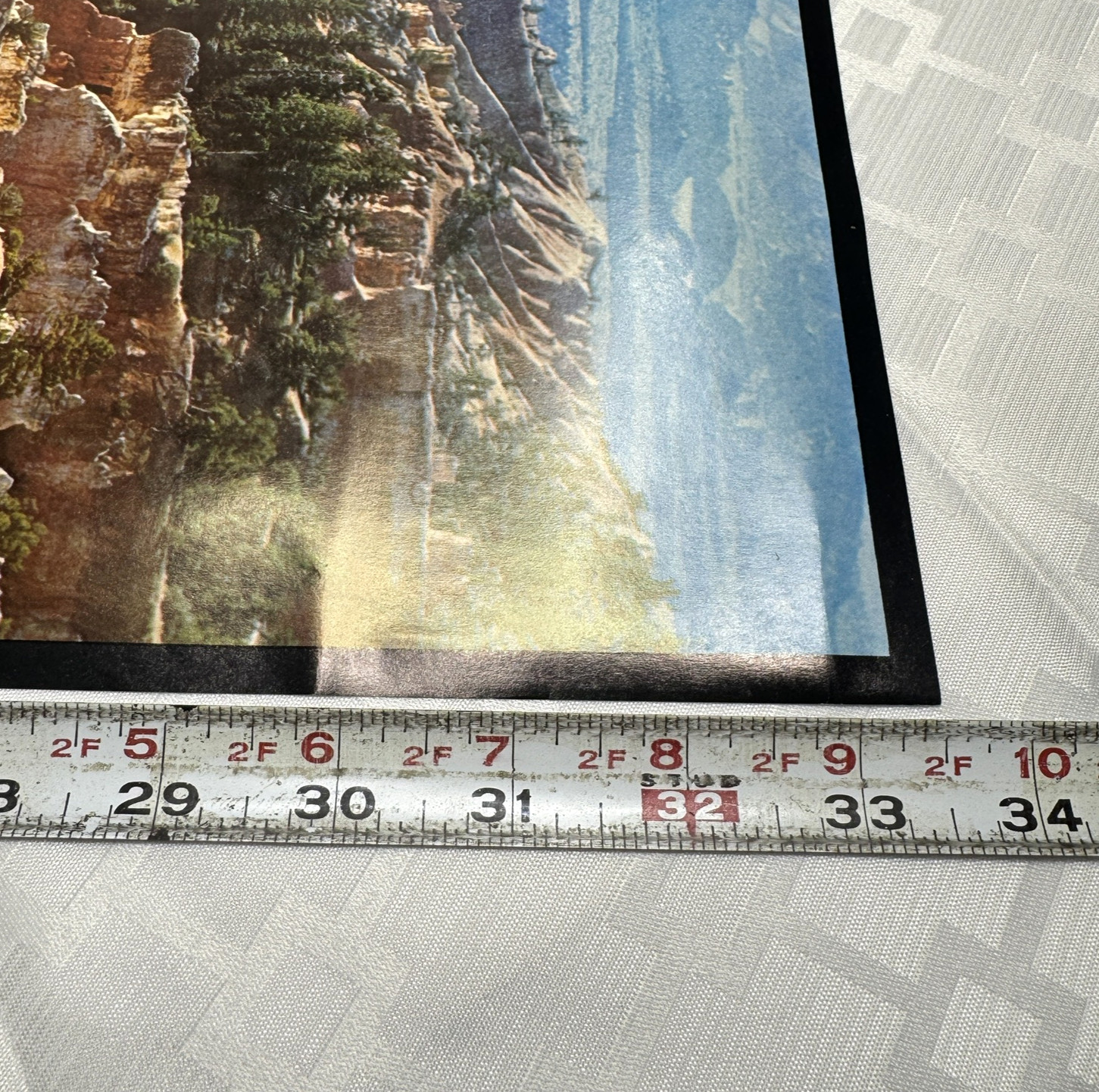 Vintage Bryce Canyon National Park Poster 1972 Utah Landscape Hoodoos 33 x 23