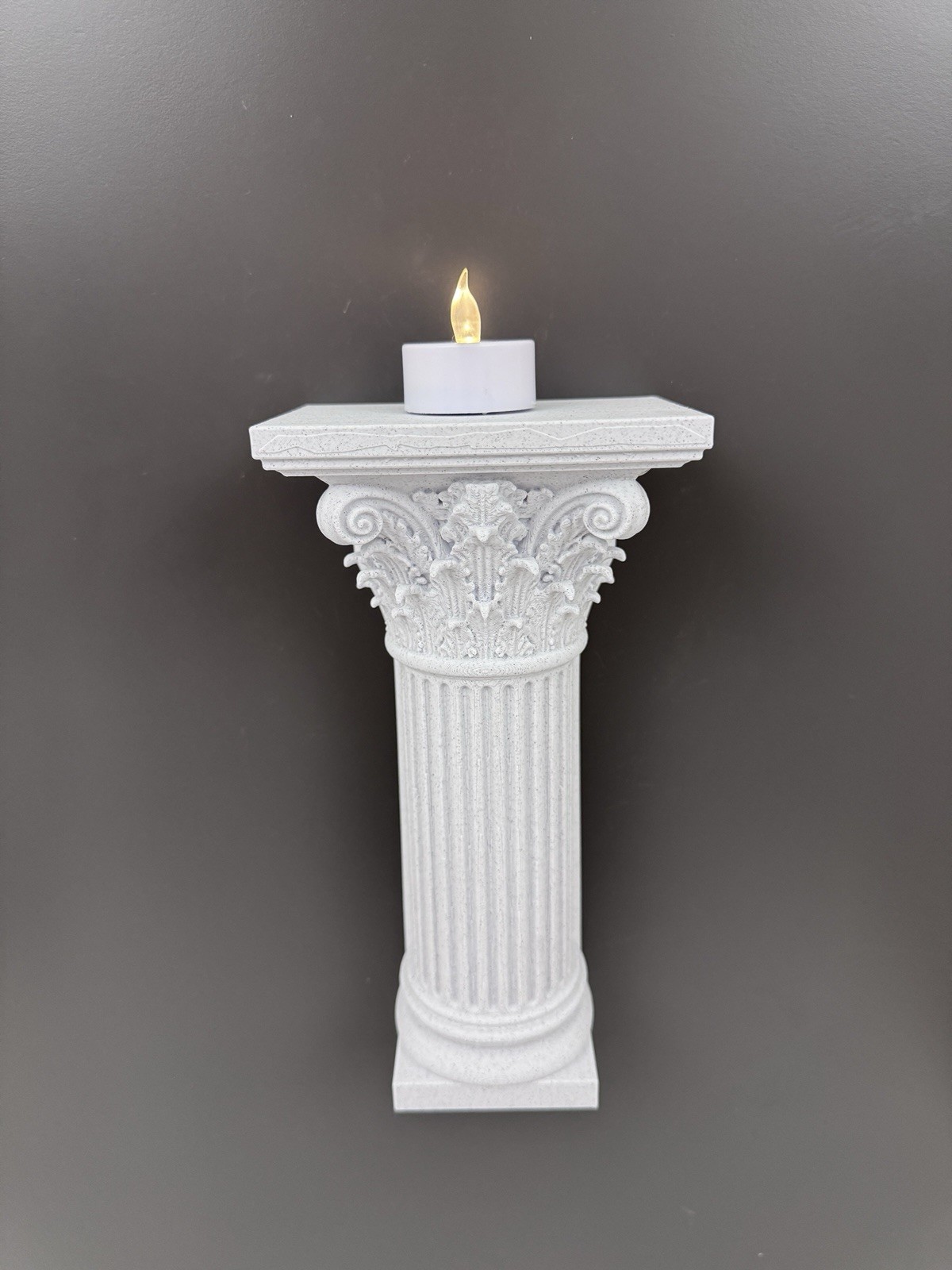 Corinthian Column Wall Shelf Sconce Greek Roman Pillar Architectural Wall Decor