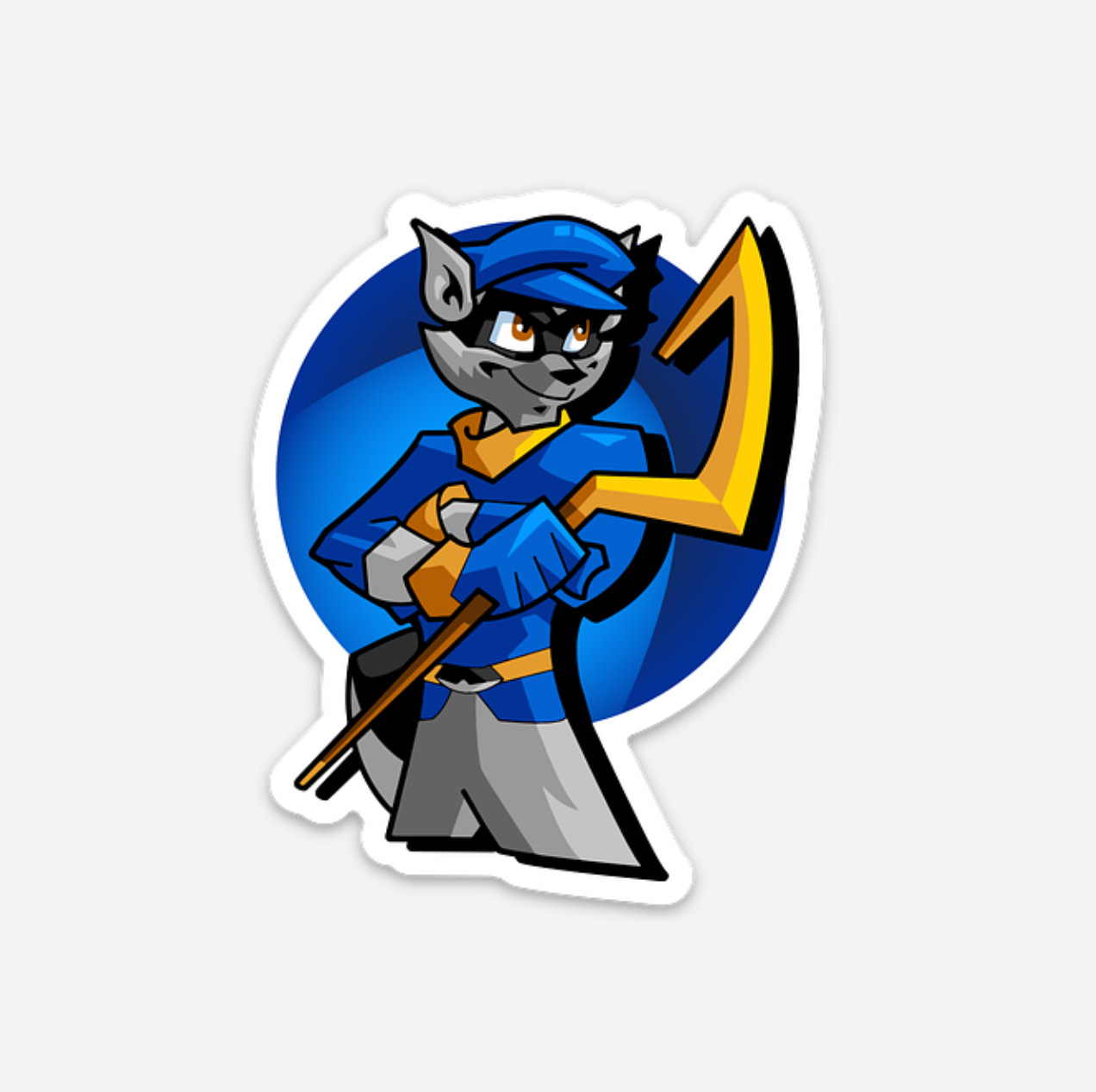 3″ Sly Cooper Sticker PlayStation Decal Gaming Matte Finish Dishwasher Safe