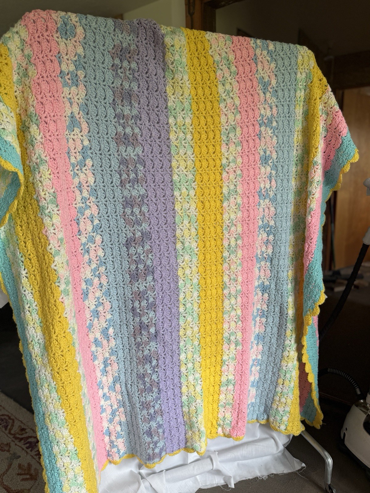 Hand Made Afghan 70in X 94in