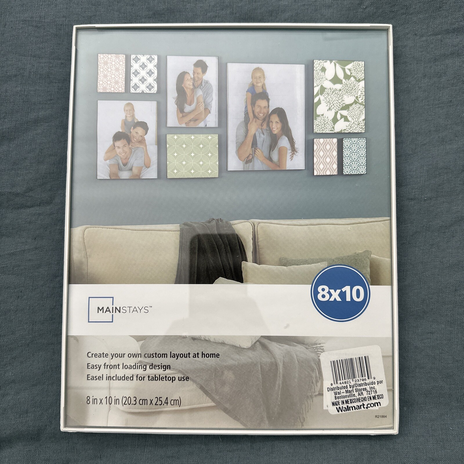 Mainstays 8X10 Format Frame by MCS Industries With Easel Back Photo, Artwork, ID