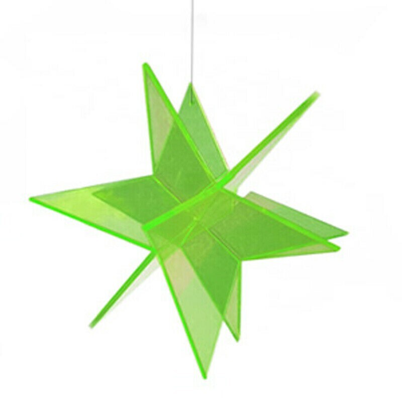 Cazador-del-sol Sun Catcher 5.5″ with Brass Hook – Color: Green