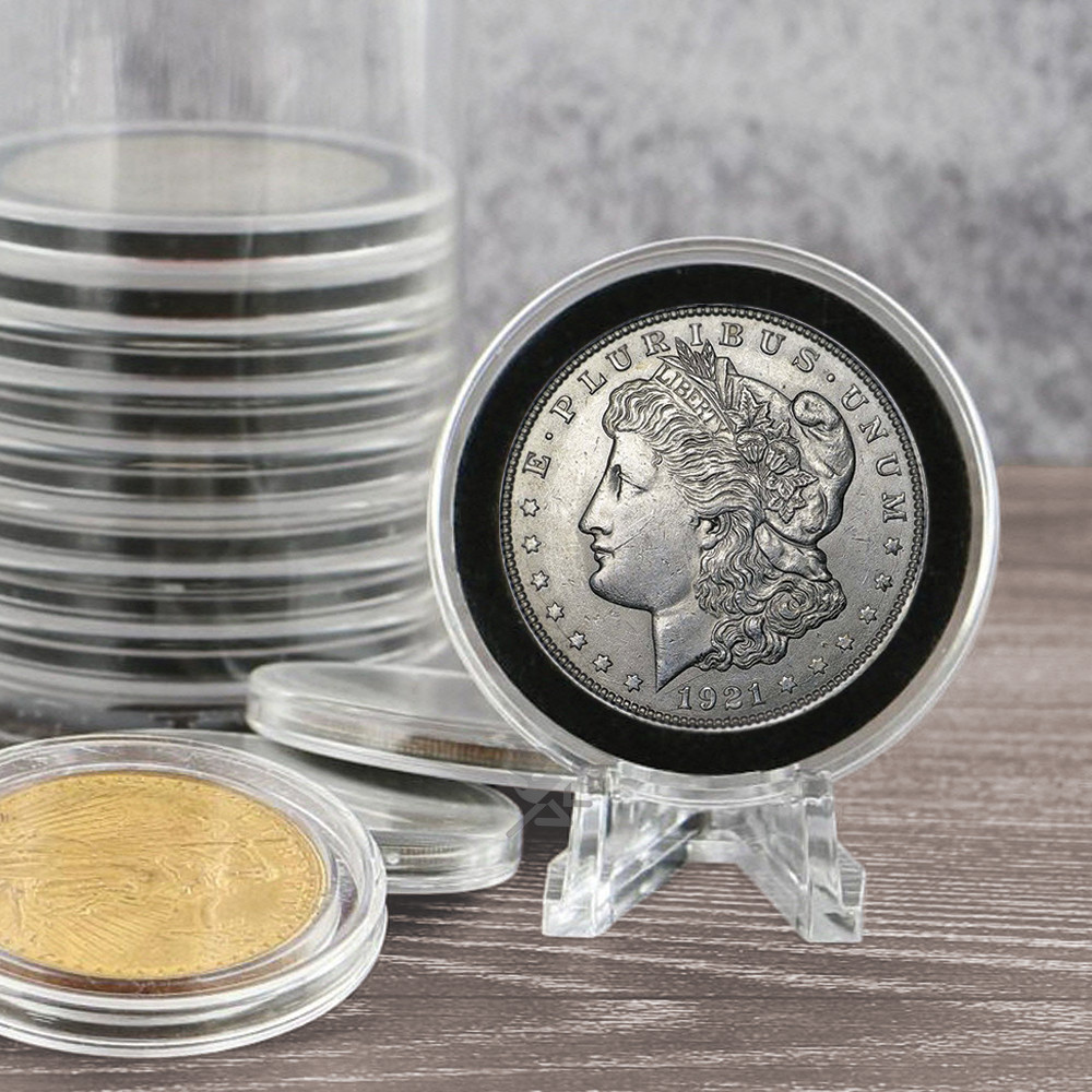 OnFireGuy Coin Easels 25pcs Small Coin Display Stand Easels for Coin Holders