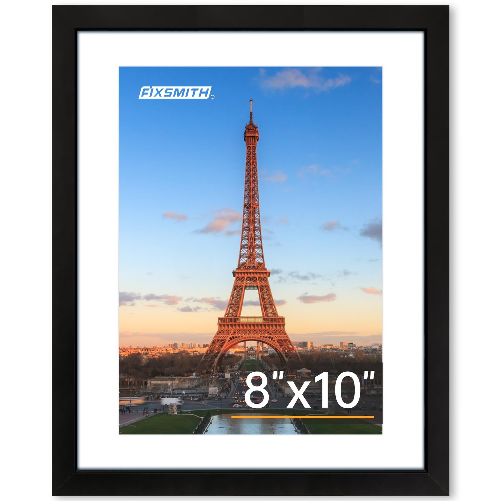 8×10 Picture Frame 1 Pack, Photo Frame with HD Plexiglass, Display Pictures