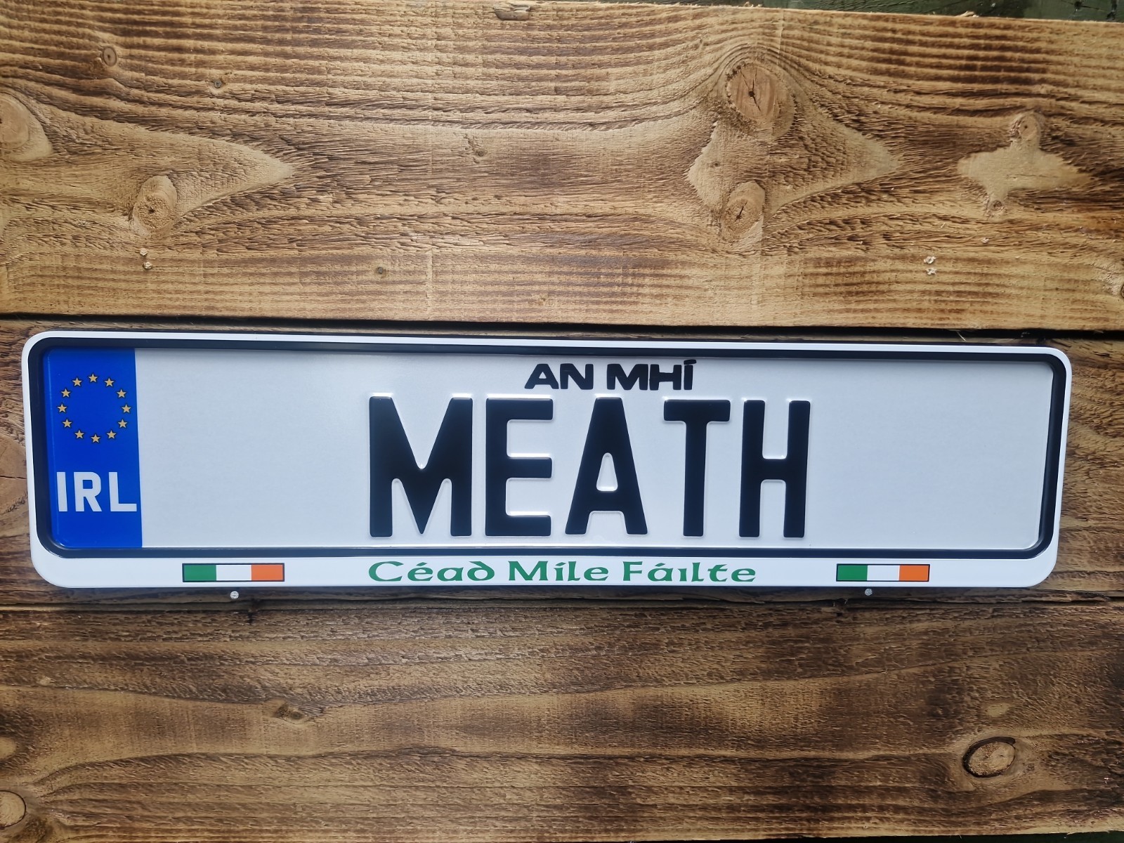 County Meath Irish Vanity License Plate Pub Bar Wall Decor Ireland