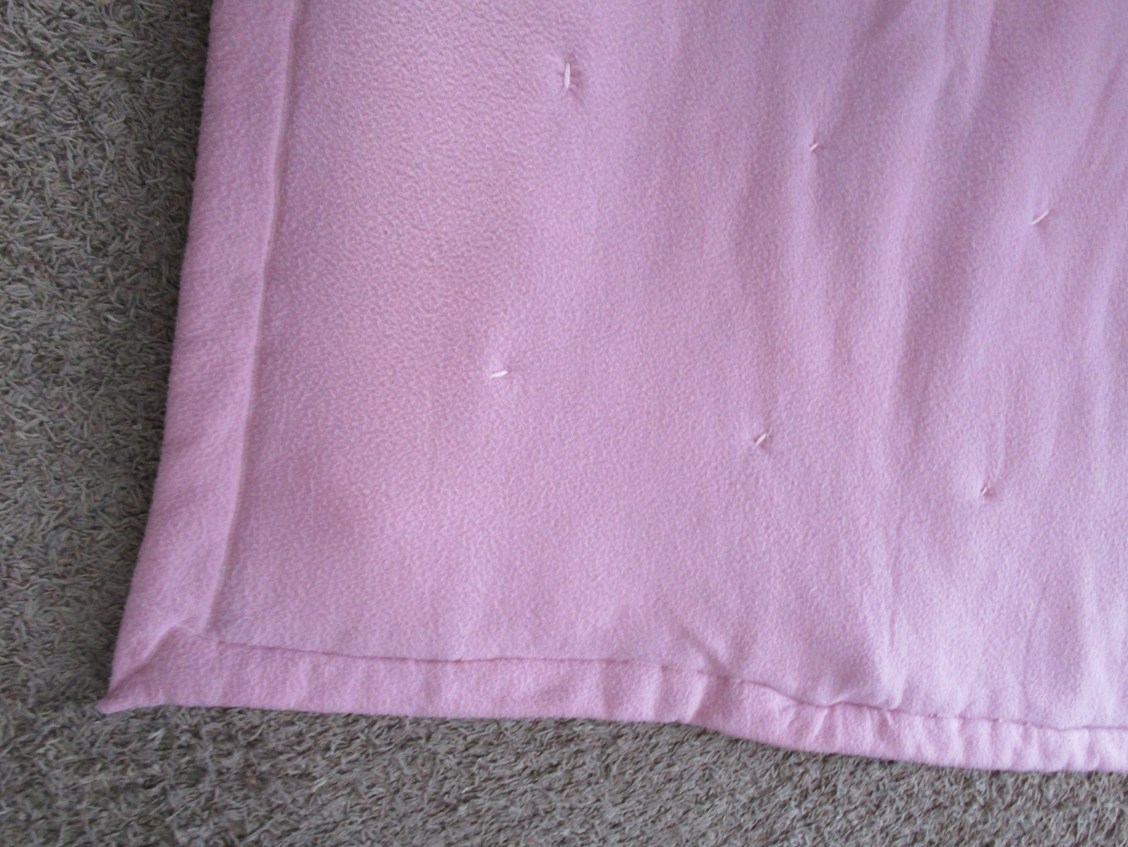 DENIM JEAN QUILT POCKET BABY BLANKET JOHN DEERE PINK CAMO 41″ X 52″ PATCHWORK
