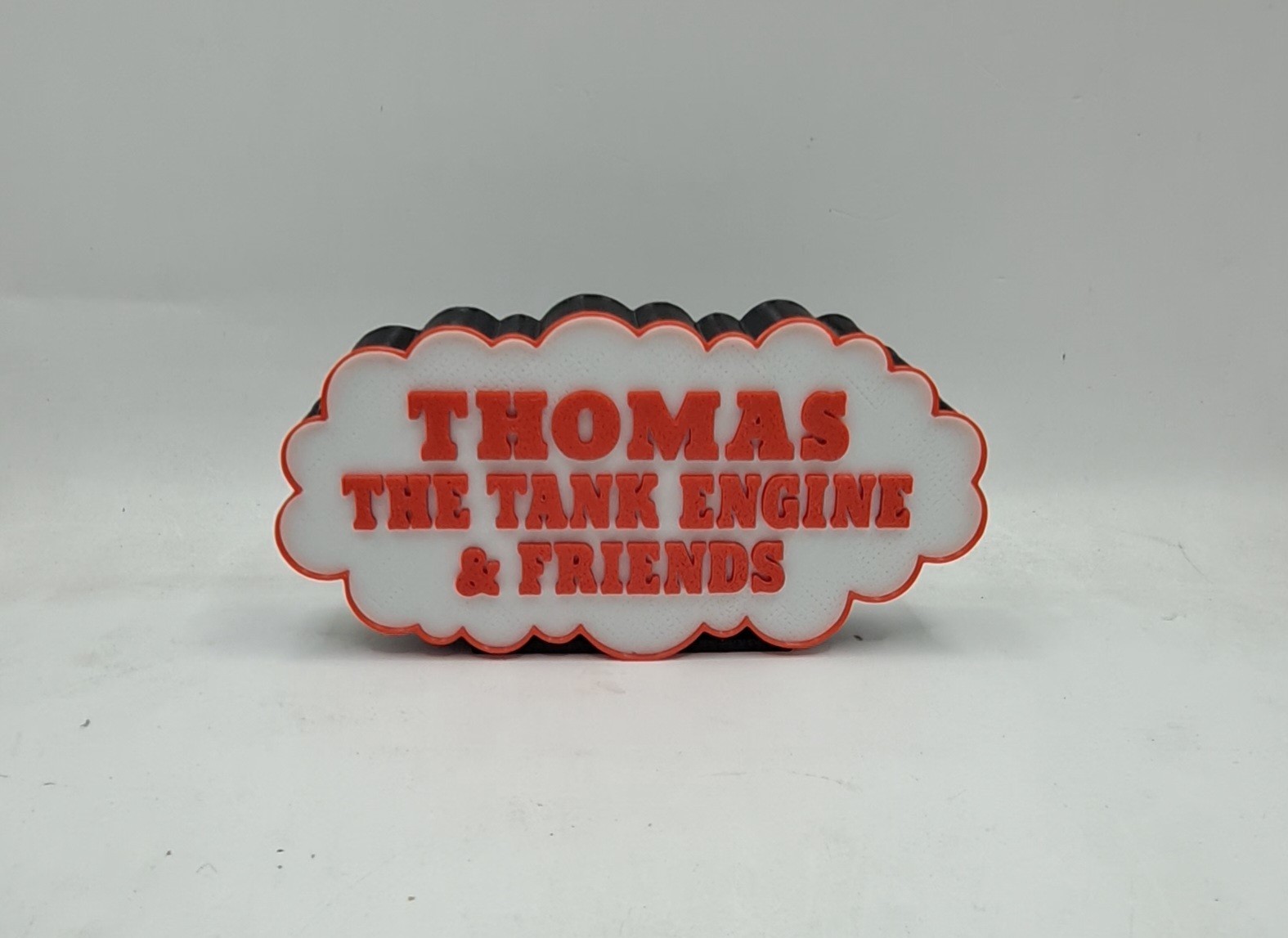 Thomas The Tank Engine And Friends Logo Sign Desk Shelf Art Decor