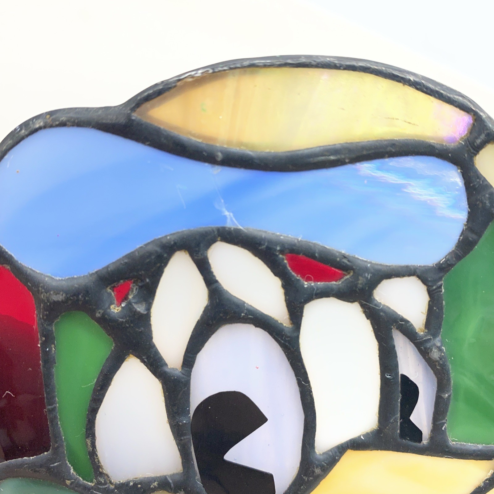 Handcrafted Suncatcher Stained Glass Of Donald Duck