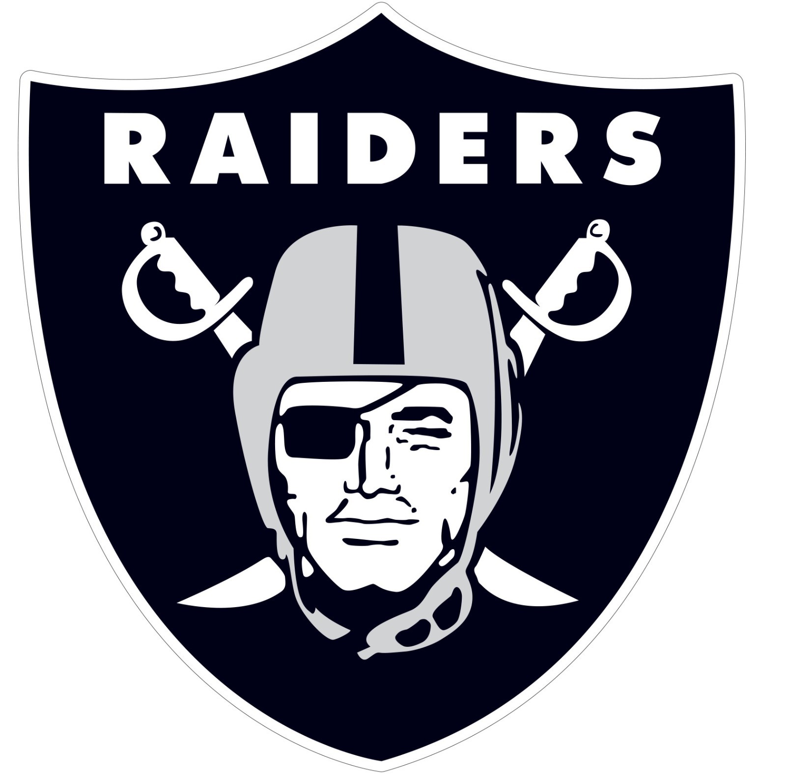 Los Vegas Raiders Indoor Wall Vinyl Decal Sticker 5″ – 52″