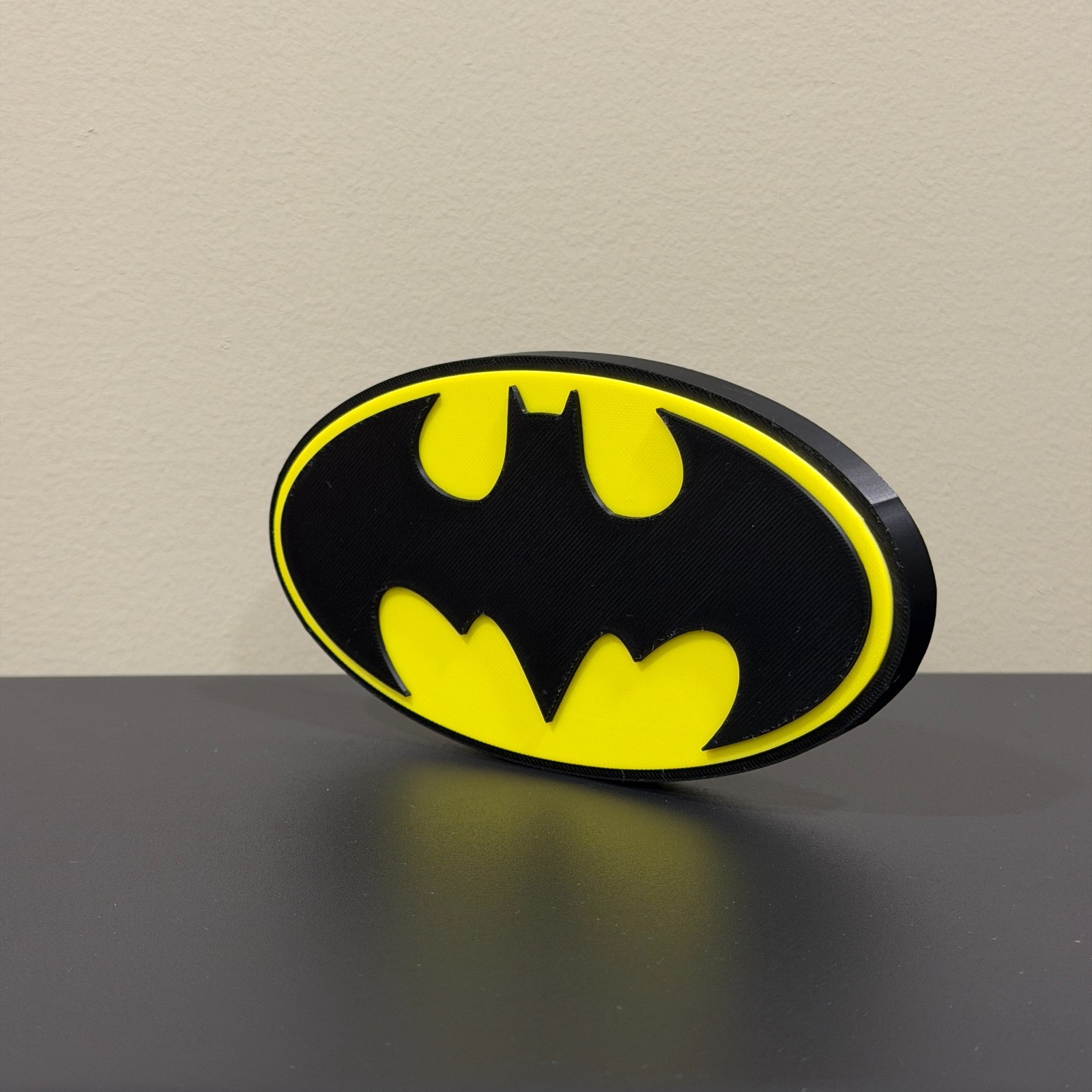 Batman logo decor sign 3D printed display