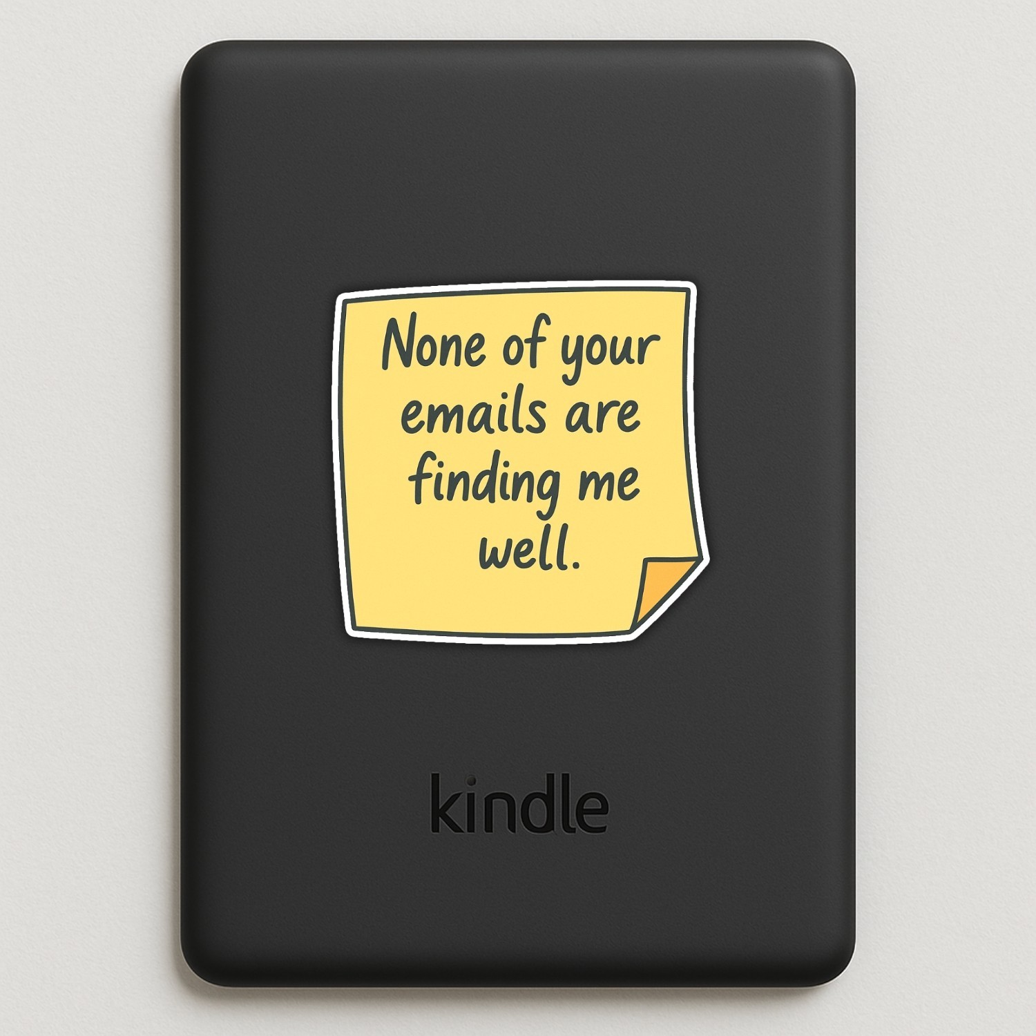 4Pcs Sarcastic “None of Your Emails” Vinyl Stickers – Funny Coworker Gift