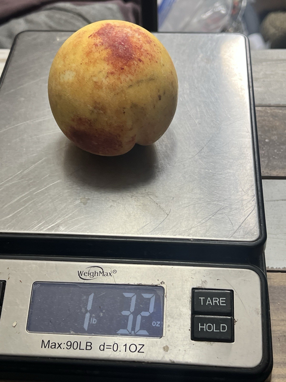 X1 Vintage Italian Alabaster Stone Fruit Peach Patina Marble Realistic 20oz
