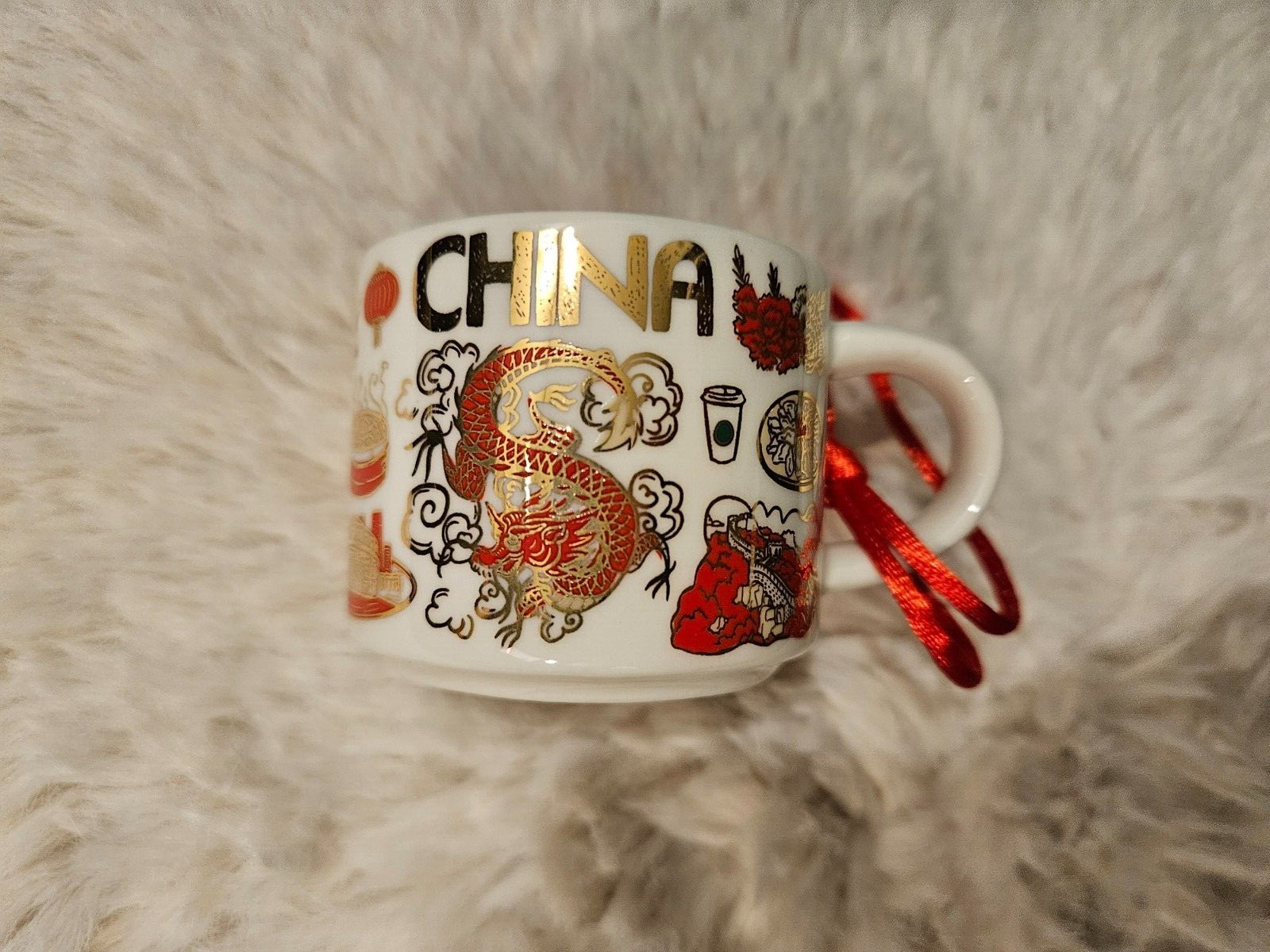 Starbucks China Ceramic Ornament Mugs 2 Oz – Been There Series / New