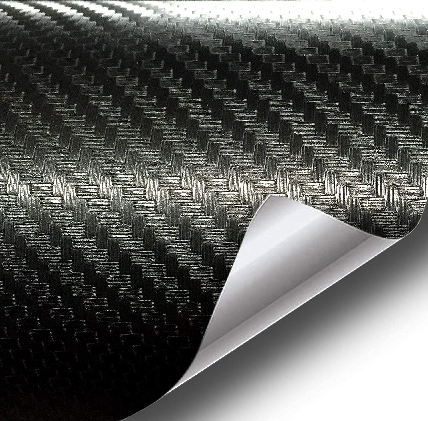 VVIVID XPO Black Carbon Fiber Car Wrap Vinyl Roll with Air Release Technology (4