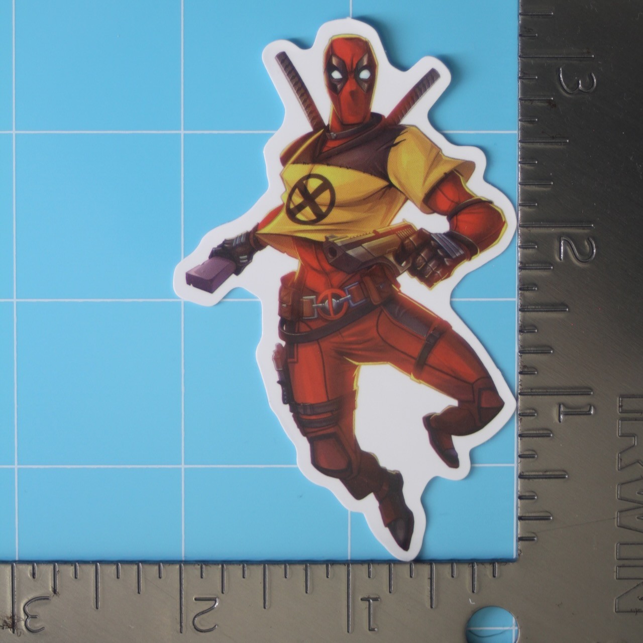 Marvel Universe Sticker (DEADPOOL) MCU Superheroes, Gloss PVC Decal