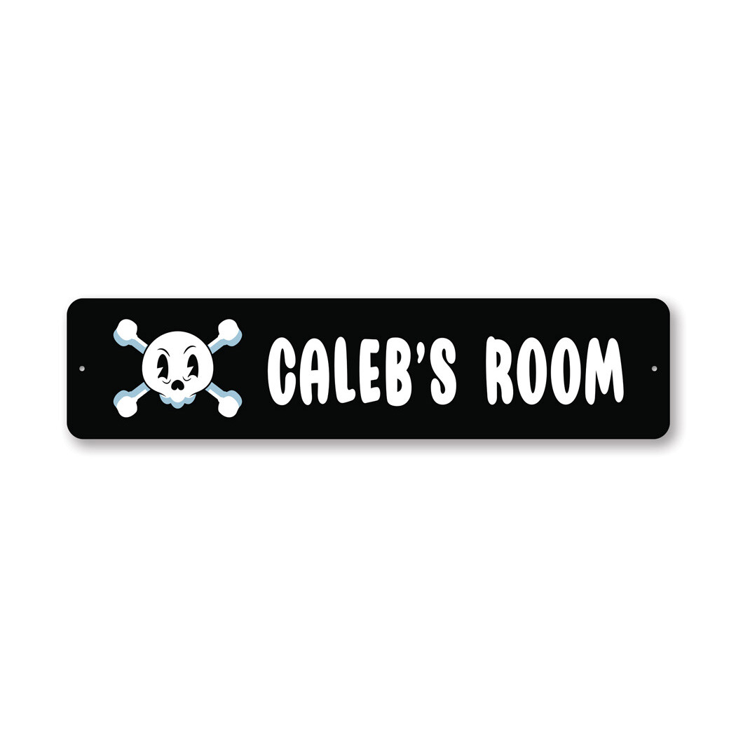 Punk Rock Kid Room Metal Sign